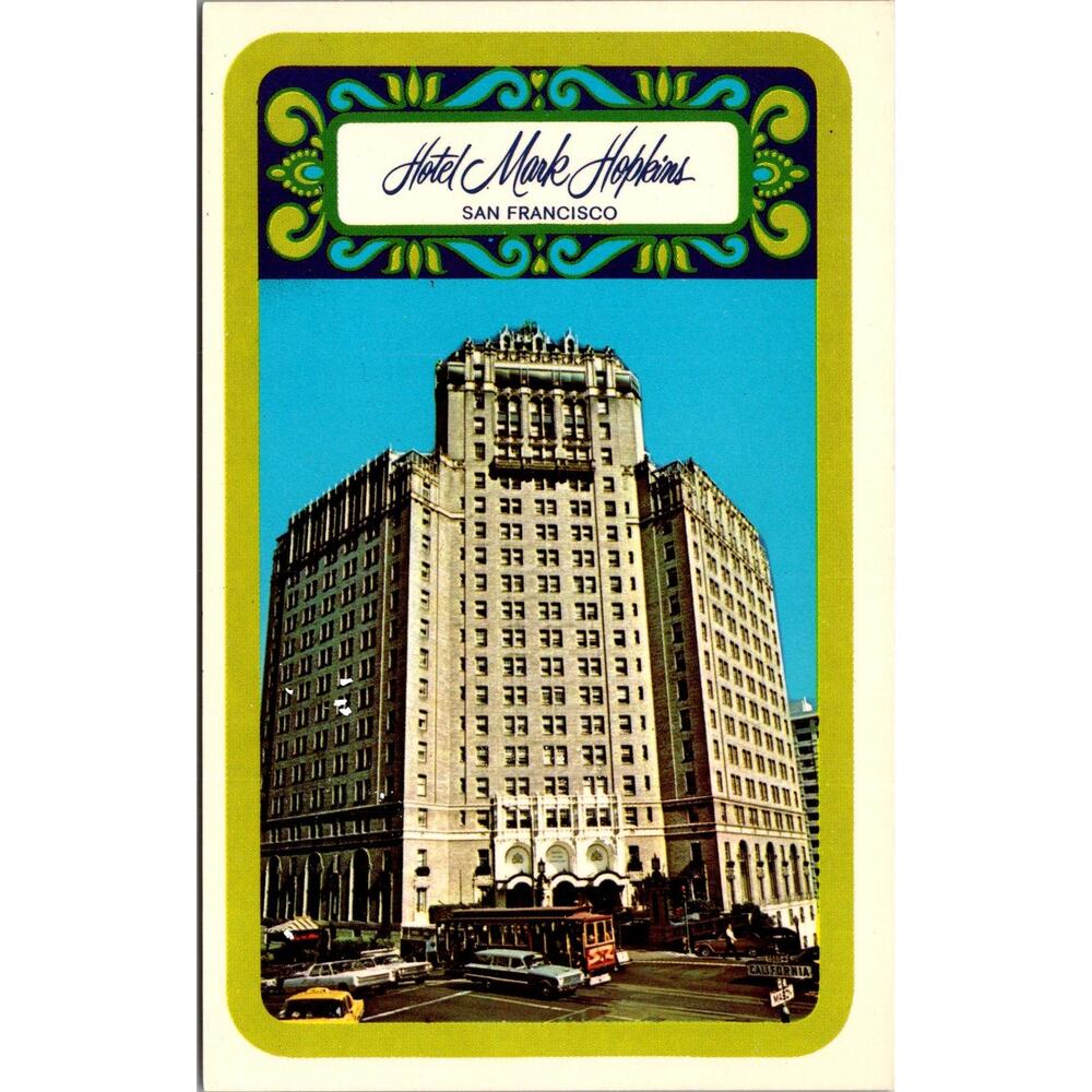 Hotel Mark Hopkins in San Francisco CA Vintage Postcard SP6-18